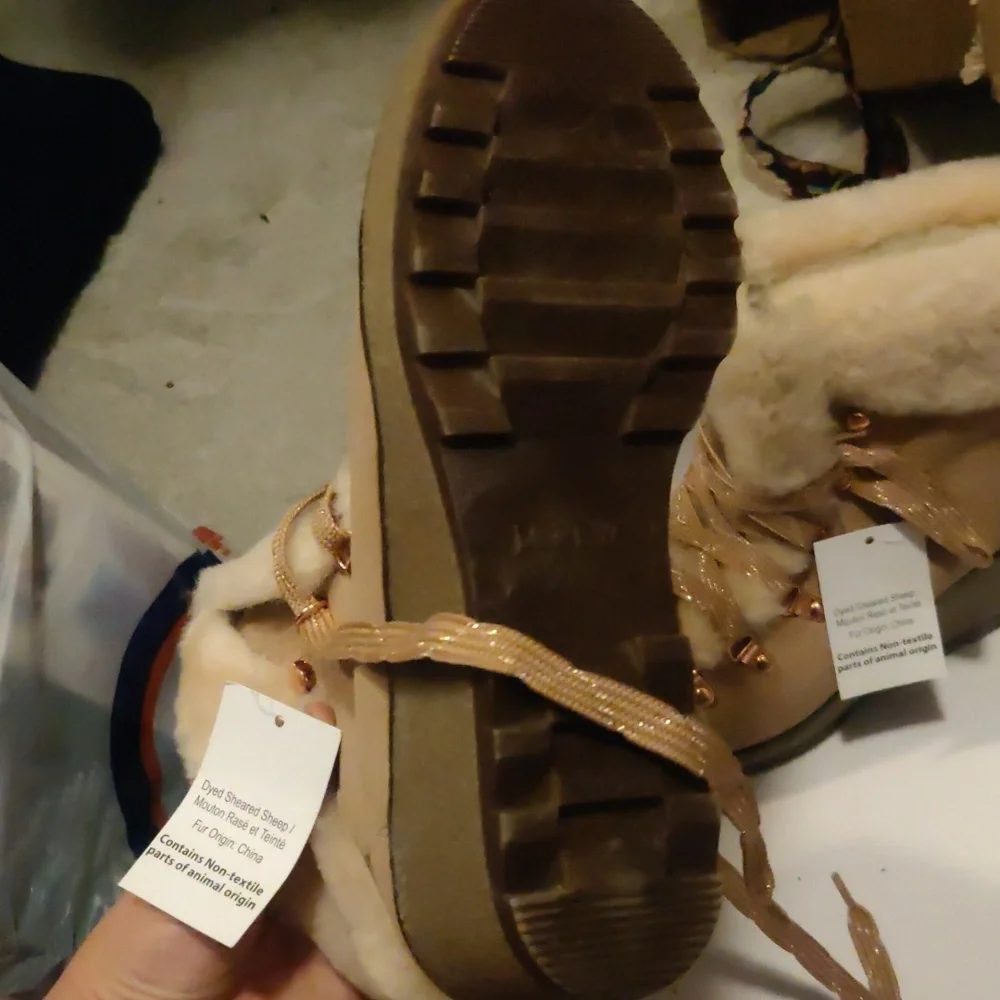 J.Crew Nordic Wedge Boot Subtle Pink 9 NWOB Blogger Favorite - Picture 6 of 9